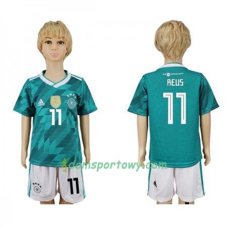 Koszulka Niemcy Reus 11 Dziecięcy Wyjazdowe Koszulki Piłkarskie Mistrzostwa Świata 2018